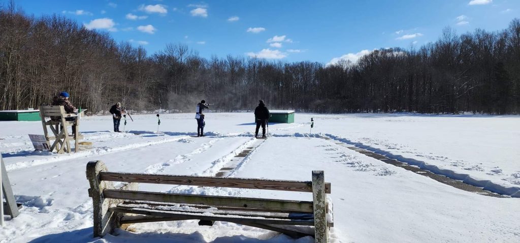 Shooting through the snow